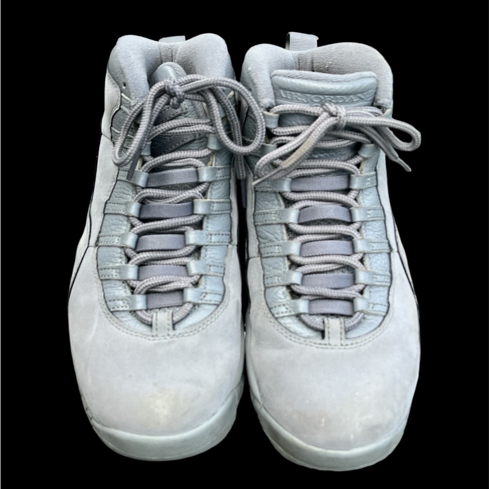 Air Jordan 10 Retro Men's Cool Grey Sneakers Size 10.5
